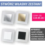 Q30 Zestaw lampek opraw schodowych z czujnikami ruchu